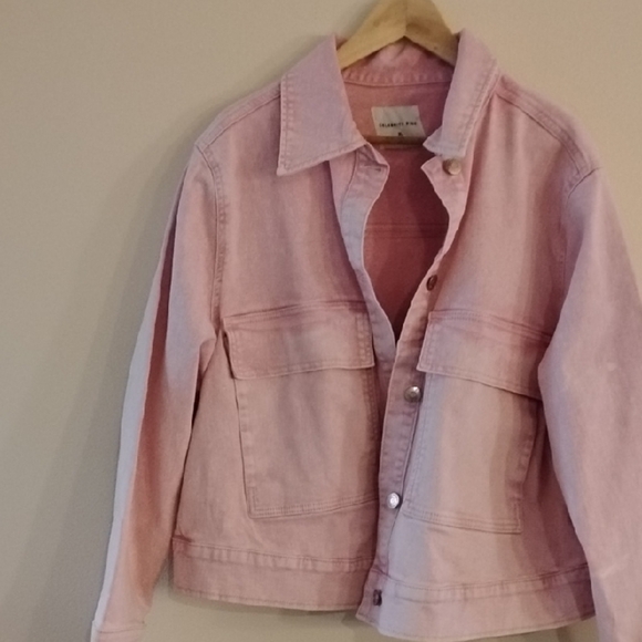 Women's Pink Denim Jacket - Picture 1 of 8
